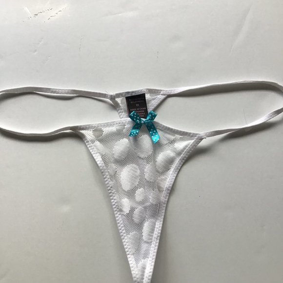 Per Lei plus size 1X white baby doll with G-string - Picture 4 of 6